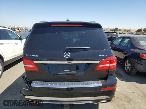 2018 Mercedes-Benz GLS 450 with VIN 4JGDF6EE0JB180847, listed as a Copart auction lot 69716534 with 50,104 mi miles and Salvage Title. Bid and sale history available at DreamBid. Image 6.