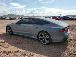 2022 Audi RS 7 с VIN WUAPCBF25NN905566, выставлен на аукционе Copart как лот 62954625 с пробегом 7 028 миль миль и Списание • Salvage title. История ставок и продаж доступна на DreamBid. Изображение 2.