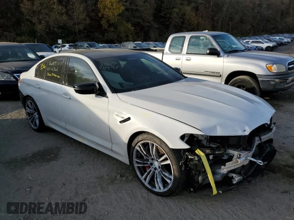 2021 BMW M5 with VIN WBS83CH01MCF15654, listed as a Copart auction lot 77427464 with 41,919 mi miles and Salvage Title. Bid and sale history available at carsss.com. Image 4.