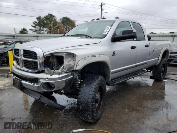 2007 Dodge Ram 2500 SLT with VIN 1D7KS28C97J535626, listed as a Copart auction lot 84511694 with 279,671 mi miles and Salvage Title. Bid and sale history available at carsss.com. Image 1.