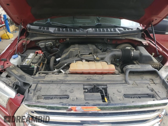 2015 Ford F-150 XL with VIN 1FTEW1CP3FFA62176, listed as a Copart auction lot 55364185 with 129,519 mi miles and Salvage title. Bid and sale history available at DreamBid. Image 11.