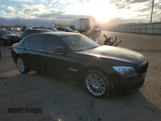 2015 BMW 7 Series 740Li xDrive with VIN WBAYF4C55FGS99336, listed as a Copart auction lot 87646015 with 100,660 mi miles and Clean Title. Bid and sale history available at carsss.com. Image 4.