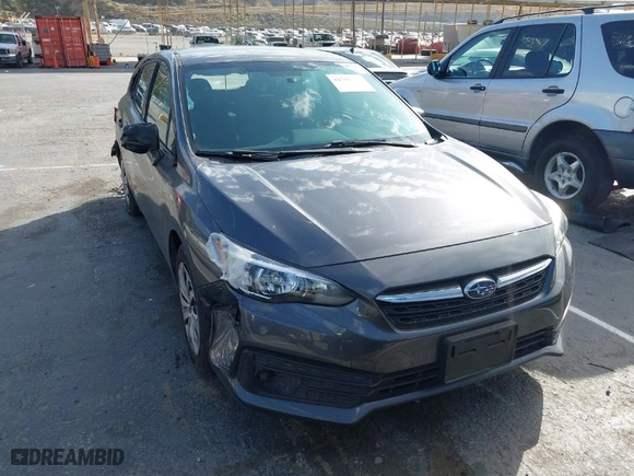 2022 Subaru Impreza with VIN 4S3GTAB63N3717933, listed as a IAAI auction lot 41701715 with 26,473 mi miles. Bid and sale history available at carsss.com. Image 1.