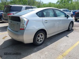 2011 Toyota Prius I with VIN JTDKN3DU7B5304554, listed as a IAAI auction lot 42099196 with 198,068 mi miles. Bid and sale history available at carsss.com. Image 4.