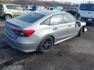 2022 Honda Civic Sedan Sport with VIN 2HGFE2F51NH589705, listed as a IAAI auction lot 41474117 with 44,672 mi miles. Bid and sale history available at carsss.com. Image 4.