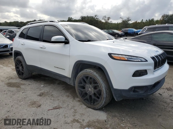2018 Jeep Cherokee Latitude with VIN 1C4PJLCX3JD519320, listed as a Copart auction lot 79843294 with 91,342 mi miles and Salvage Title. Bid and sale history available at DreamBid. Image 4.