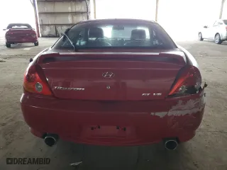 2003 Hyundai Tiburon GT with VIN KMHHN65F53U086483, listed as a Copart auction lot 53391495 with 153,544 mi miles and Salvage Title. Bid and sale history available at carsss.com. Image 6.