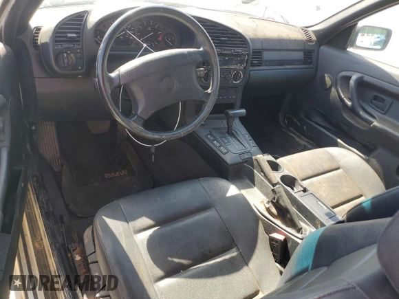1995 BMW 3 Series 318iC with VIN WBABK6325SED18057, listed as a Copart auction lot 48123025 with 121,572 mi miles and Salvage Title. Bid and sale history available at carsss.com. Image 8.