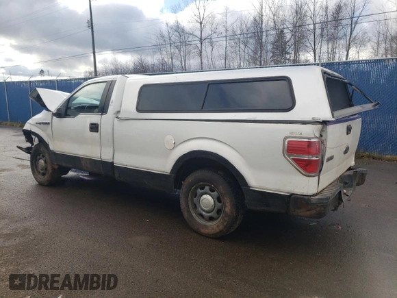 2010 Ford F-150 XL with VIN 1FTMF1C80AKE27627, listed as a Copart auction lot 82574584 with 360,892 mi miles and Salvage Title. Bid and sale history available at carsss.com. Image 2.