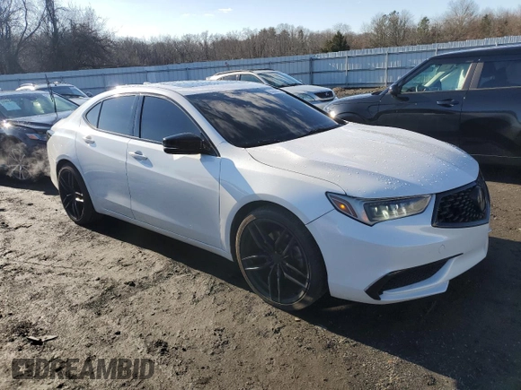 2019 Acura TLX with VIN 19UUB2F38KA004952, listed as a Copart auction lot 85660474 with 83,920 mi miles and Salvage Title. Bid and sale history available at carsss.com. Image 4.