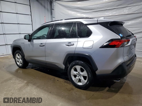 2020 Toyota RAV4 Hybrid XLE with VIN 4T3RWRFV0LU009343, listed as a Copart auction lot 59850075 with 68,768 mi miles and Salvage title. Bid and sale history available at DreamBid. Image 2.
