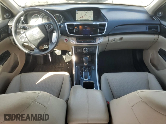 2014 Honda Accord Sedan EX-L with VIN 1HGCR2F80EA080785, listed as a Copart auction lot 51948135 with 126,061 mi miles and Salvage Title. Bid and sale history available at carsss.com. Image 8.