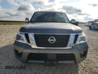 2019 Nissan Armada Platinum with VIN JN8AY2NE1K9759322, listed as a Copart auction lot 71734094 with 59,315 mi miles and Salvage Title. Bid and sale history available at carsss.com. Image 5.