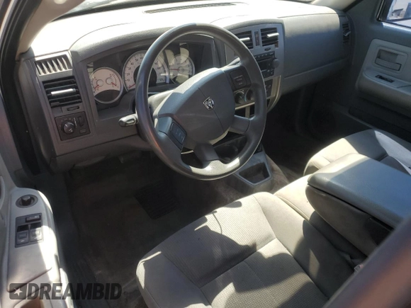 2006 Dodge Dakota SLT with VIN 1D7HE42K36S554565, listed as a Copart auction lot 53402695 with 144,433 mi miles and Salvage Title. Bid and sale history available at carsss.com. Image 8.