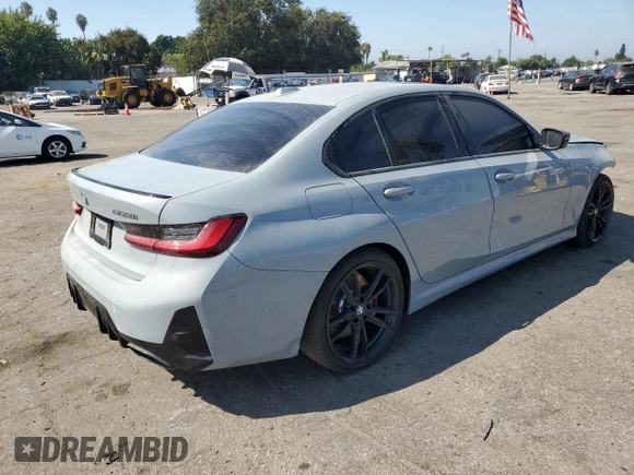 2024 BMW 3 Series M340i with VIN 3MW49FS04R8E27589, listed as a Copart auction lot 69801894 with 0 mi miles and Salvage Title. Bid and sale history available at carsss.com. Image 3.