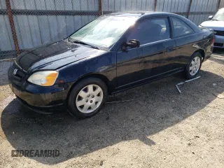 2002 Honda Civic EX with VIN 1HGEM22932L098882, listed as a Copart auction lot 53917055 with 194,523 mi miles and Clean Title. Bid and sale history available at carsss.com. Image 1.