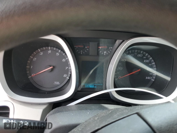 2017 Chevrolet Equinox LS with VIN 2GNALBEK5H1507484, listed as a Copart auction lot 50244405 with 117,068 mi miles and Salvage Title. Bid and sale history available at DreamBid. Image 9.