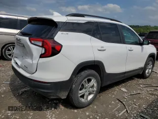 2022 GMC Terrain SLE z VIN 3GKALTEV3NL128085, wystawiony jako Copart lot #55044035 z przebiegiem 89 619 mil mil oraz Szkoda całkowita • Salvage title. Historia ofert i sprzedaży dostępna na DreamBid. Obrazek 3.