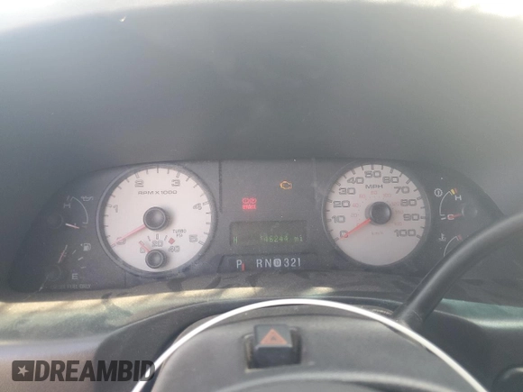 2005 Ford F-250 XL with VIN 1FTSW20P15EB37443, listed as a Copart auction lot 63511935 with 146,244 mi miles and Clean title. Bid and sale history available at DreamBid. Image 9.