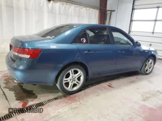 2006 Hyundai Sonata GLS with VIN 5NPEU46F86H012924, listed as a Copart auction lot 53334255 with 186,826 mi miles and Salvage Title. Bid and sale history available at DreamBid. Image 3.