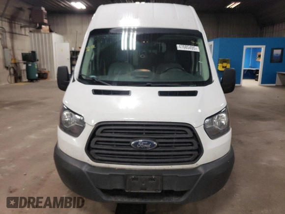 2018 Ford Transit with VIN 1FDZX2XM3JKB43243, listed as a Copart auction lot 47685495 with 201,458 mi miles and Clean Title. Bid and sale history available at DreamBid. Image 5.
