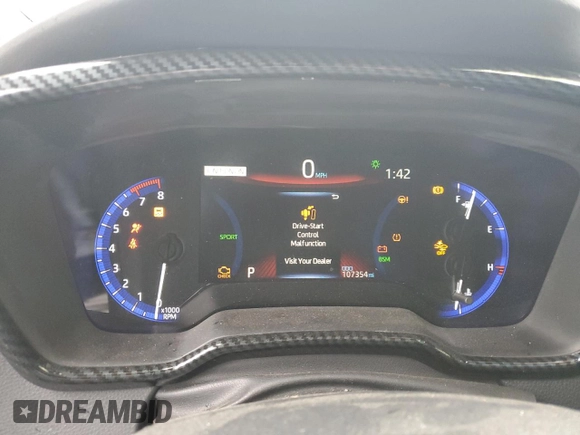 2019 Toyota Corolla Hatchback SE with VIN JTNK4RBE3K3003448, listed as a Copart auction lot 37805584 with 107,354 mi miles. Bid and sale history available at carsss.com. Image 9.