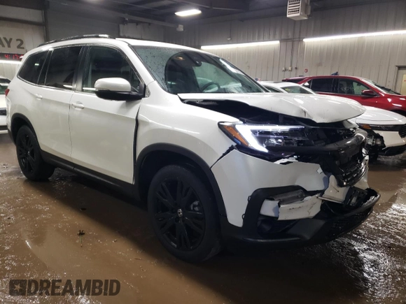 2022 Honda Pilot Special Edition with VIN 5FNYF5H20NB027812, listed as a Copart auction lot 44337145 with 25,705 mi miles and Salvage Title. Bid and sale history available at DreamBid. Image 4.