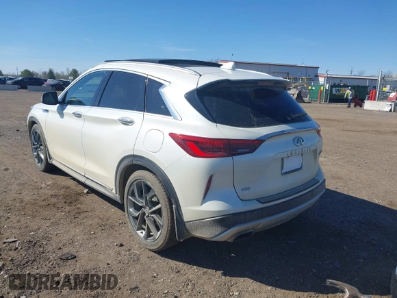 2019 Infiniti QX50 Essential z VIN 3PCAJ5M35KF120657, wystawiony jako IAAI lot #42072946 z przebiegiem 78 042 mil mil oraz . Historia ofert i sprzedaży dostępna na DreamBid. Obrazek 3.