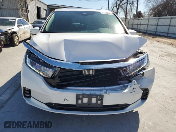 2024 Honda Odyssey EX-L with VIN 5FNRL6H66RB069509, listed as a Copart auction lot 47198505 with 3,341 mi miles and Salvage Title. Bid and sale history available at DreamBid. Image 5.