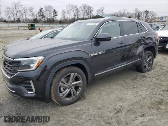 2024 Volkswagen Atlas SEL R-Line with VIN 1V2AE2CA3RC263552, listed as a Copart auction lot 43369105 with 1,036 mi miles and Salvage title. Bid and sale history available at DreamBid. Image 1.