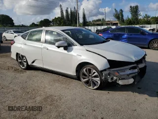 2018 Honda Clarity Plug-In Hybrid with VIN JHMZC5F12JC009678, listed as a Copart auction lot 80025584 with 60,876 mi miles and Salvage Title. Bid and sale history available at carsss.com. Image 4.
