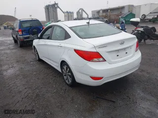 2017 Hyundai Accent Value Edition with VIN KMHCT4AE4HU254865, listed as a IAAI auction lot 41867811 with 68,027 mi miles. Bid and sale history available at carsss.com. Image 3.