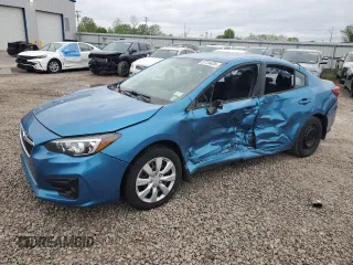 2019 Subaru Impreza with VIN 4S3GKAA68K3604009, listed as a Copart auction lot 57724435 with 44,317 mi miles and Salvage title. Bid and sale history available at DreamBid. Image 1.