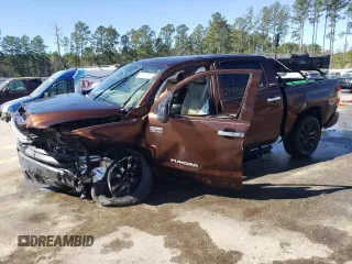 2014 Toyota Tundra Limited z VIN 5TFHW5F17EX370715, wystawiony jako Copart lot #48247255 z przebiegiem Nie podano mil oraz Szkoda całkowita • Salvage title. Historia ofert i sprzedaży dostępna na DreamBid. Obrazek 1.