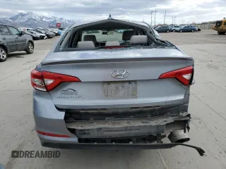 2017 Hyundai Sonata SE with VIN 5NPE24AF0HH514214, listed as a Copart auction lot 49087525 with 208,175 mi miles and Salvage Title. Bid and sale history available at carsss.com. Image 6.