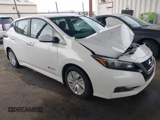 2018 Nissan LEAF S with VIN 1N4AZ1CP6JC303184, listed as a IAAI auction lot 41840462 with 122,983 mi miles and . Bid and sale history available at DreamBid. Image 1.