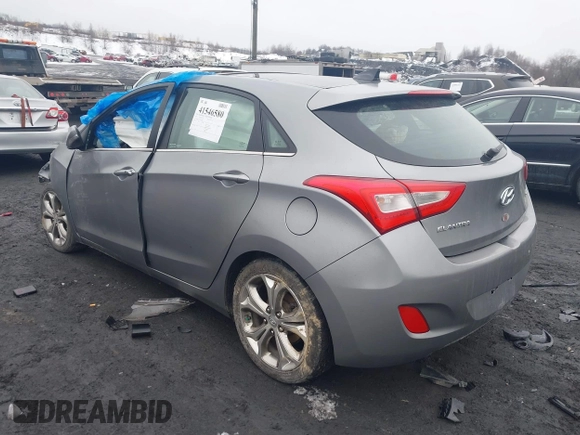 2014 Hyundai Elantra GT with VIN KMHD35LH6EU172018, listed as a IAAI auction lot 41546580 with 1 mi miles. Bid and sale history available at carsss.com. Image 3.