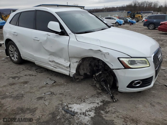 2016 Audi Q5 Premium with VIN WA1C2AFP2GA111469, listed as a Copart auction lot 43634065 with 114,007 mi miles and Salvage Title. Bid and sale history available at carsss.com. Image 4.