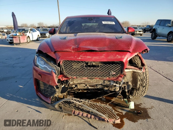 2020 Jaguar F-Pace SVR with VIN SADCZ2EE0LA631336, listed as a Copart auction lot 41931455 with 63,461 mi miles and Salvage Title. Bid and sale history available at DreamBid. Image 5.