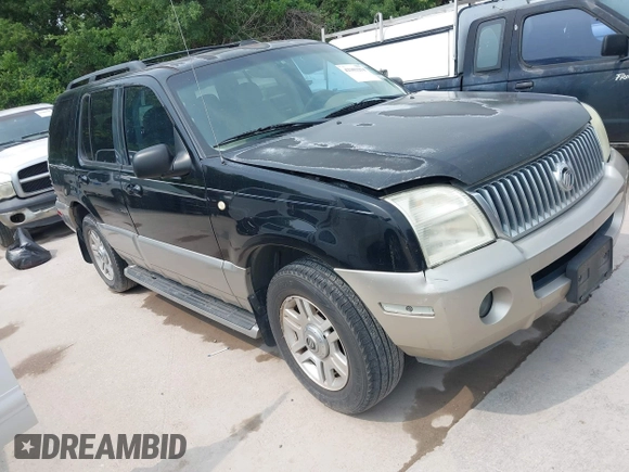 2003 Mercury Mountaineer Convenience z VIN 4M2ZU66W93ZJ43937, wystawiony jako IAAI lot #42303254 z przebiegiem 184 057 mil mil oraz . Historia ofert i sprzedaży dostępna na DreamBid. Obrazek 1.