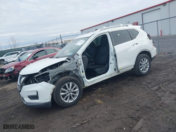 2017 Nissan Rogue S with VIN KNMAT2MVXHP585234, listed as a IAAI auction lot 41923573 with 116,044 mi miles. Bid and sale history available at carsss.com. Image 17.
