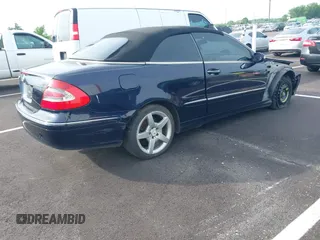 2005 Mercedes-Benz CLK 320 with VIN WDBTK65J35F122558, listed as a IAAI auction lot 42126010 with 182,199 mi miles and . Bid and sale history available at DreamBid. Image 4.