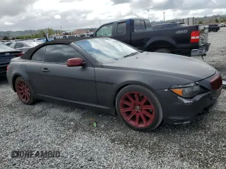 2005 BMW 6 Series 645Ci with VIN WBAEK73485B324653, listed as a Copart auction lot 51782585 with 123,602 mi miles and Clean Title. Bid and sale history available at carsss.com. Image 4.