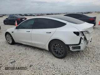 2021 Tesla Model 3 Long Range with VIN 5YJ3E1EB8MF079732, listed as a Copart auction lot 54683445 with 98,504 mi miles and Salvage Title. Bid and sale history available at DreamBid. Image 2.