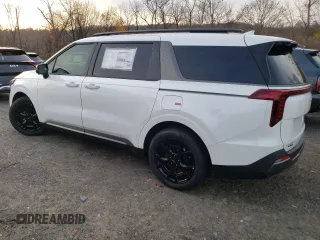 2025 Kia Carnival SX with VIN KNDNE5K37S6453916, listed as a Copart auction lot 82622604 with 0 mi miles and Salvage Title. Bid and sale history available at carsss.com. Image 2.