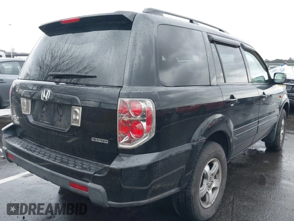 2006 Honda Pilot EX with VIN 2HKYF18476H504328, listed as a IAAI auction lot 40746937 with 232,826 mi miles and . Bid and sale history available at DreamBid. Image 4.