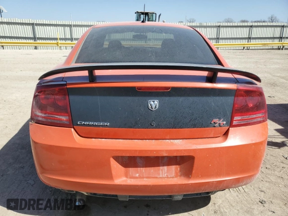 2008 Dodge Charger R/T with VIN 2B3LA53H78H237621, listed as a Copart auction lot 49160675 with 163,251 mi miles and Salvage Title. Bid and sale history available at carsss.com. Image 6.