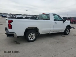 2021 Chevrolet Silverado 1500 Work Truck with VIN 3GCNWAEF2MG407021, listed as a Copart auction lot 42676445 with 24,628 mi miles and Salvage Title. Bid and sale history available at carsss.com. Image 3.