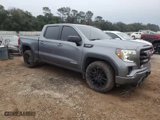 2020 GMC Sierra 1500 Elevation with VIN 1GTU9CEDXLZ100837, listed as a Copart auction lot 86143854 with 99,123 mi miles and Salvage Title. Bid and sale history available at carsss.com. Image 4.