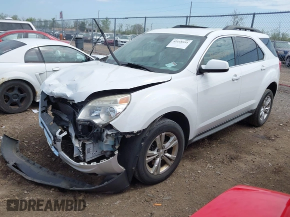 2013 Chevrolet Equinox LT with VIN 2GNALDEK1D1268330, listed as a IAAI auction lot 42118591 with 104,277 mi miles. Bid and sale history available at carsss.com. Image 2.